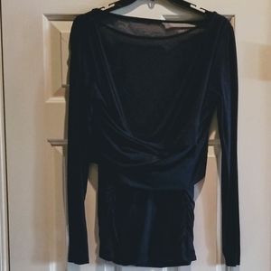 White House black Market Navy Top